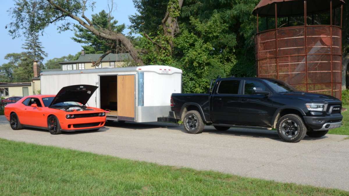 Ram Rebel Trailer Side with Hellcat