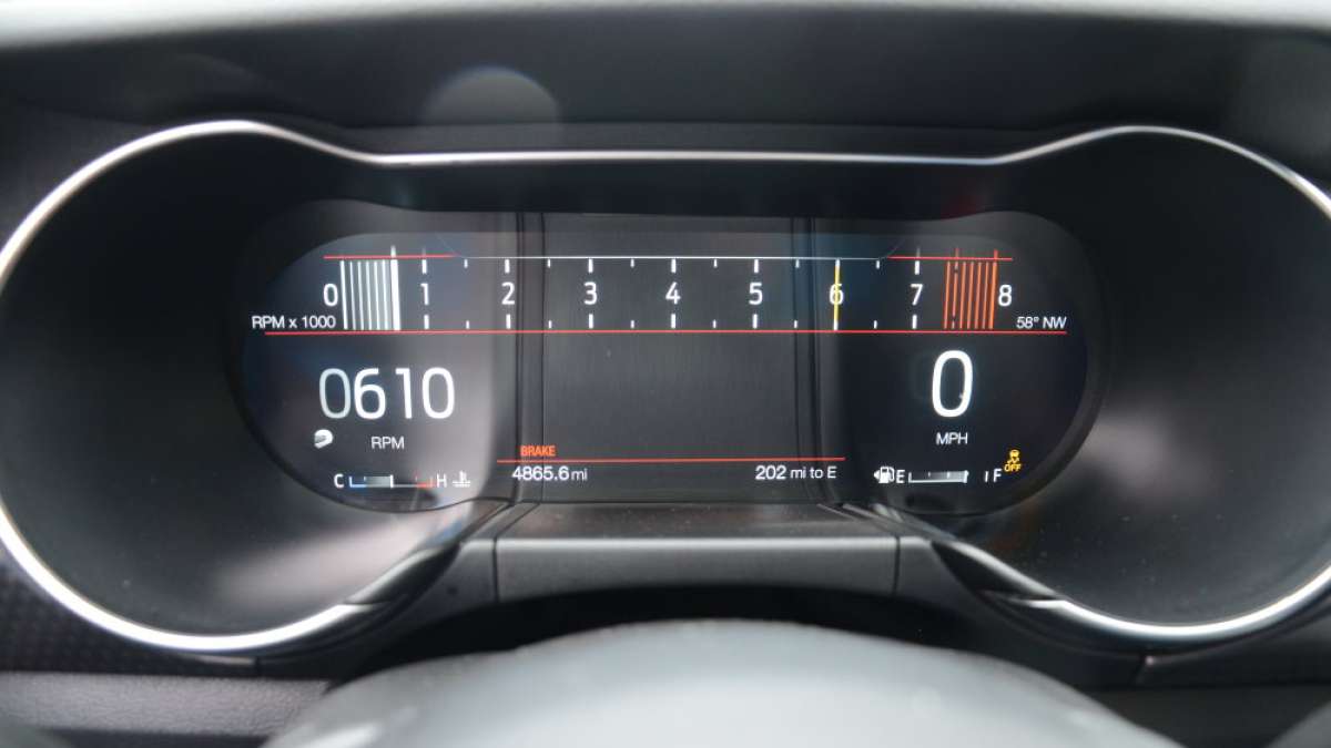 Mustang Gauges Track Mode