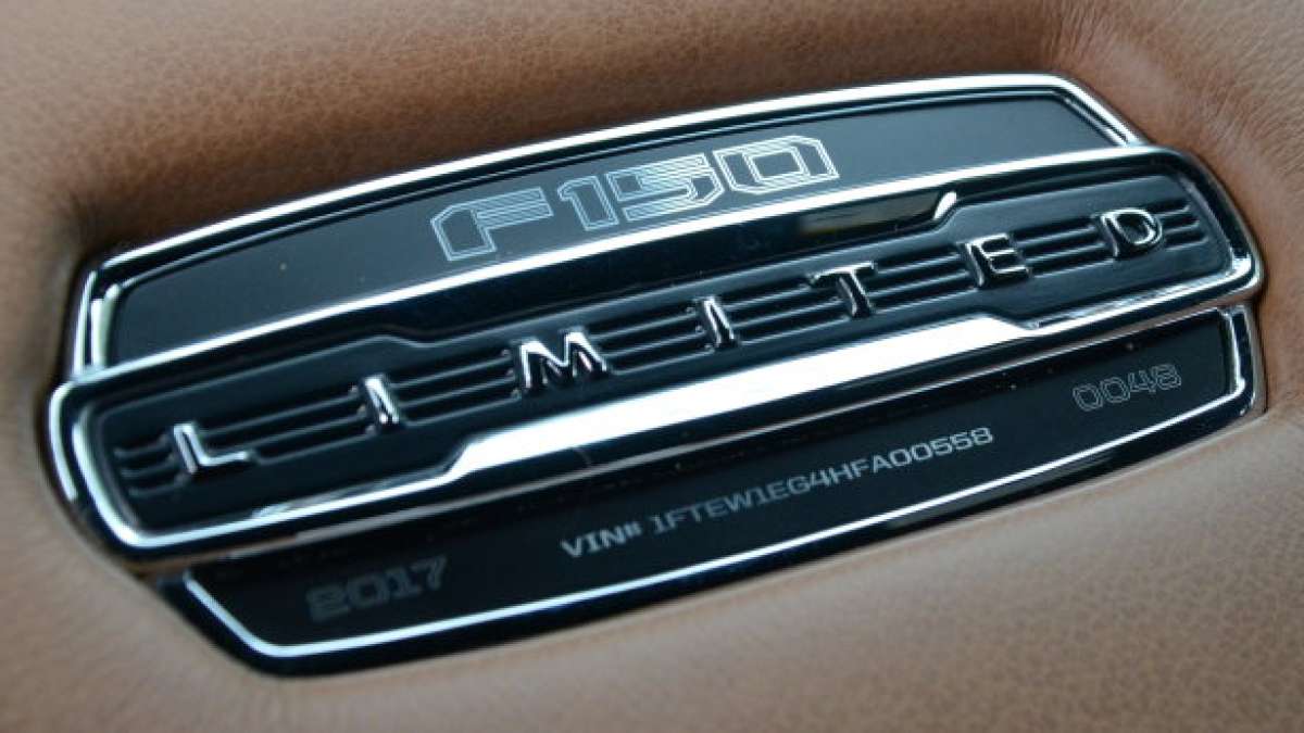 F150 Limited badge