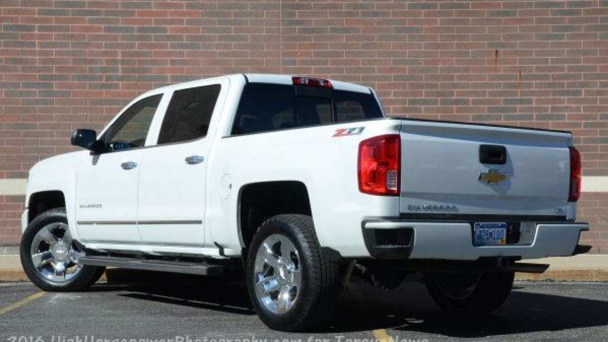 16 silverado ltz low rear