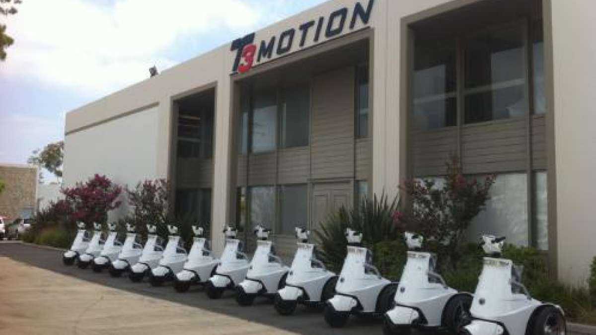 T3 Motion electric stand-up cars