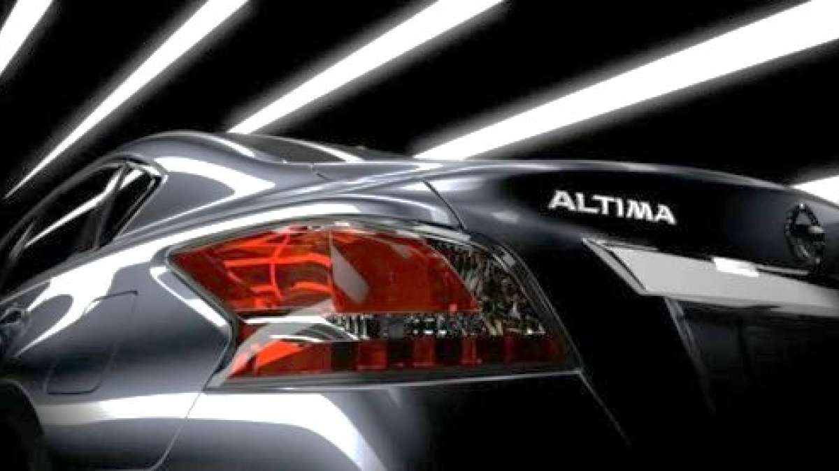A screenshot from the 3rd 2013 Nissan Altima teaser video