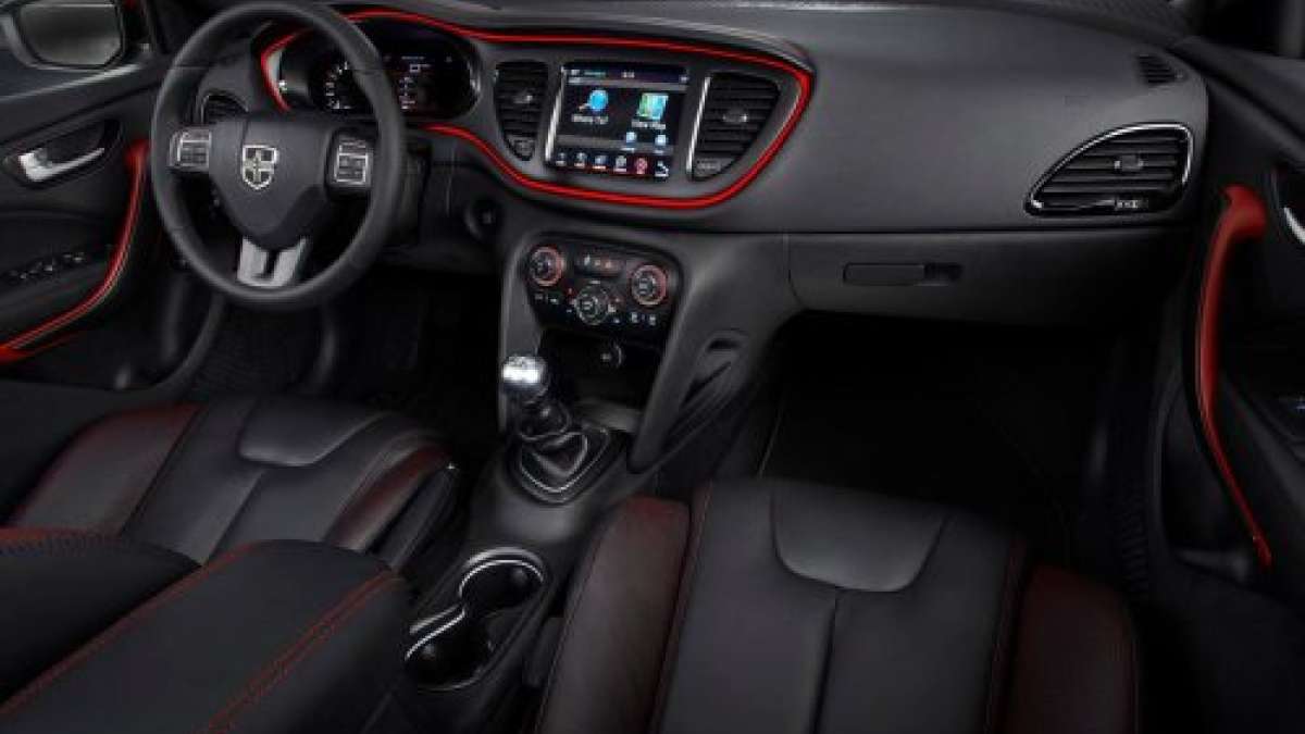 The 2013 Dodge Dart R/T interior