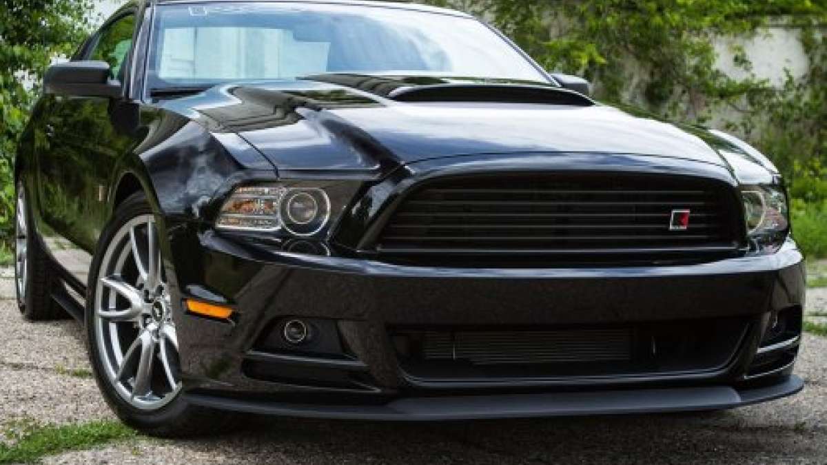 The 2013 Roush RS Mustang close up