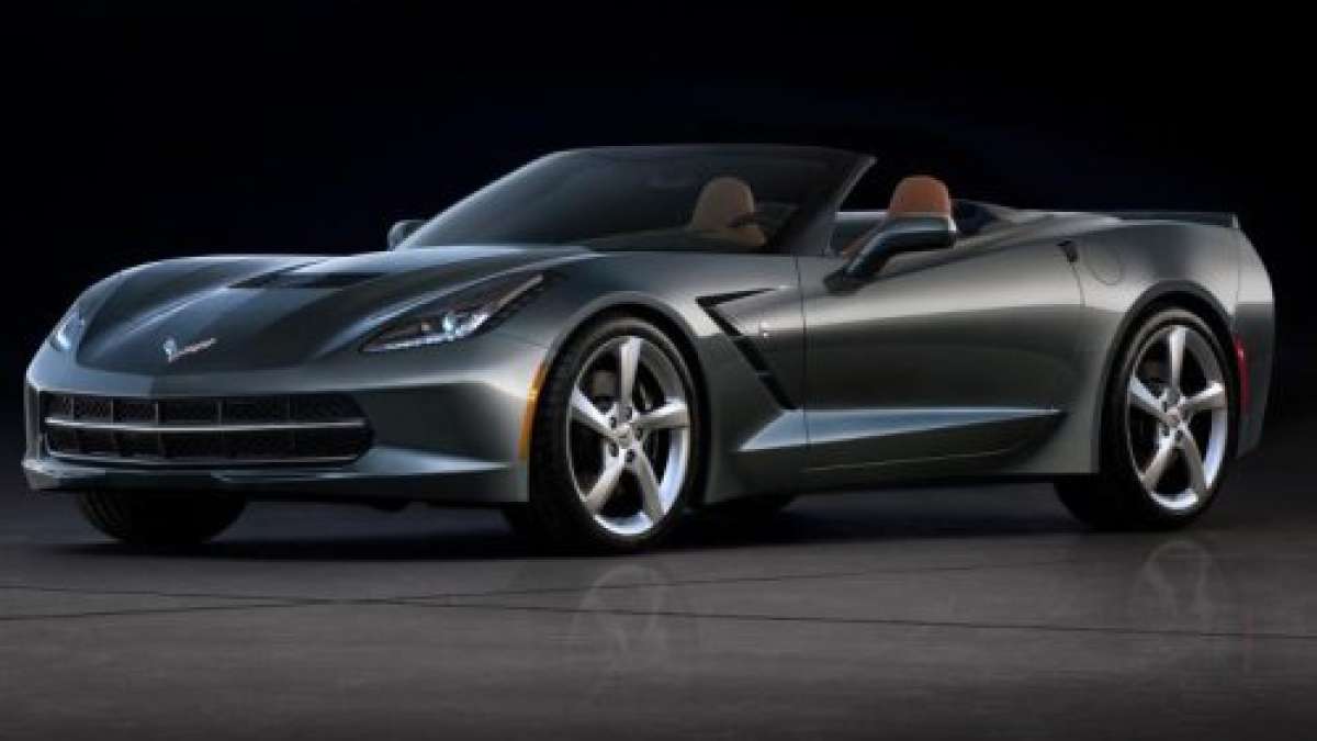 The 2014 Chevrolet Corvette Stingray Convertible in grey