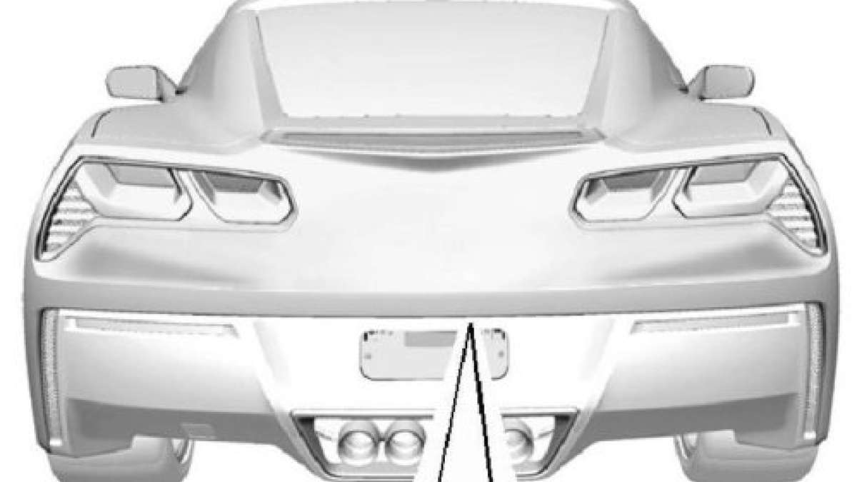 The new rear end of the 2014 Chevrolet Corvette