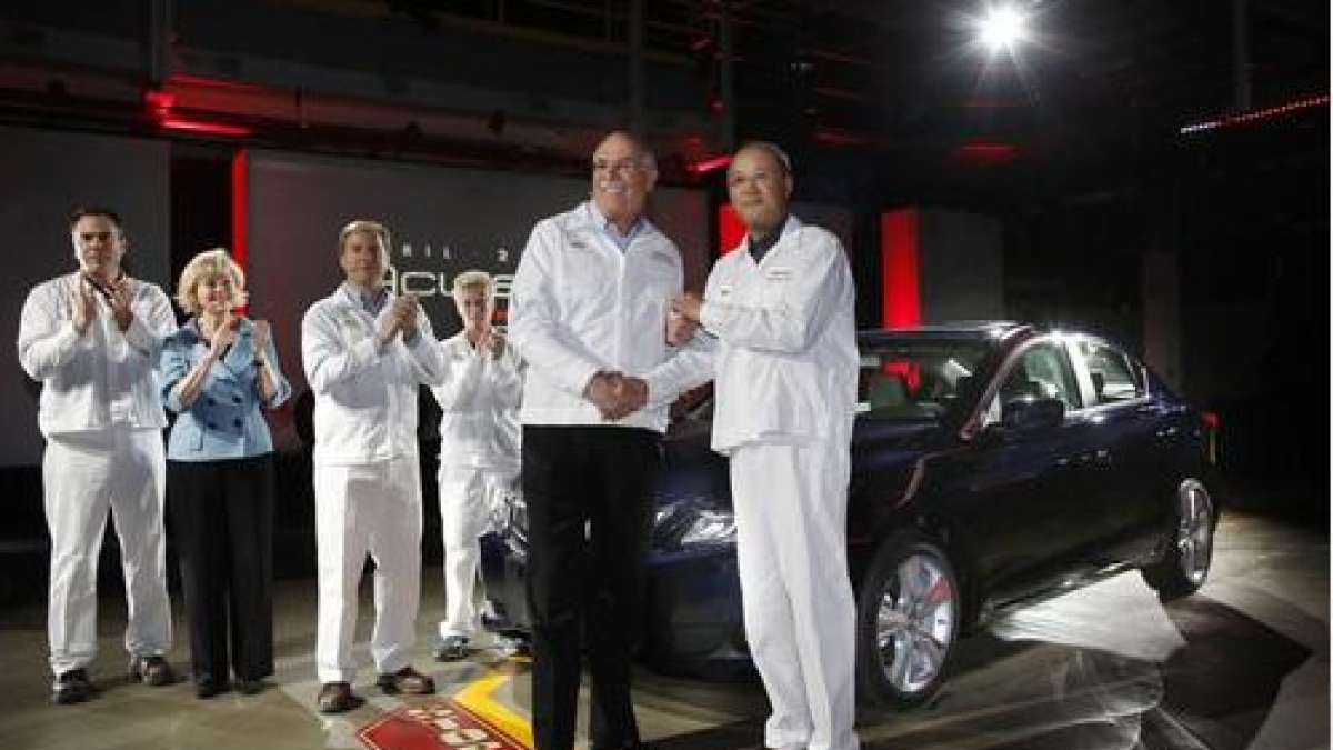 The beginning of production for the 2013 Acura ILX