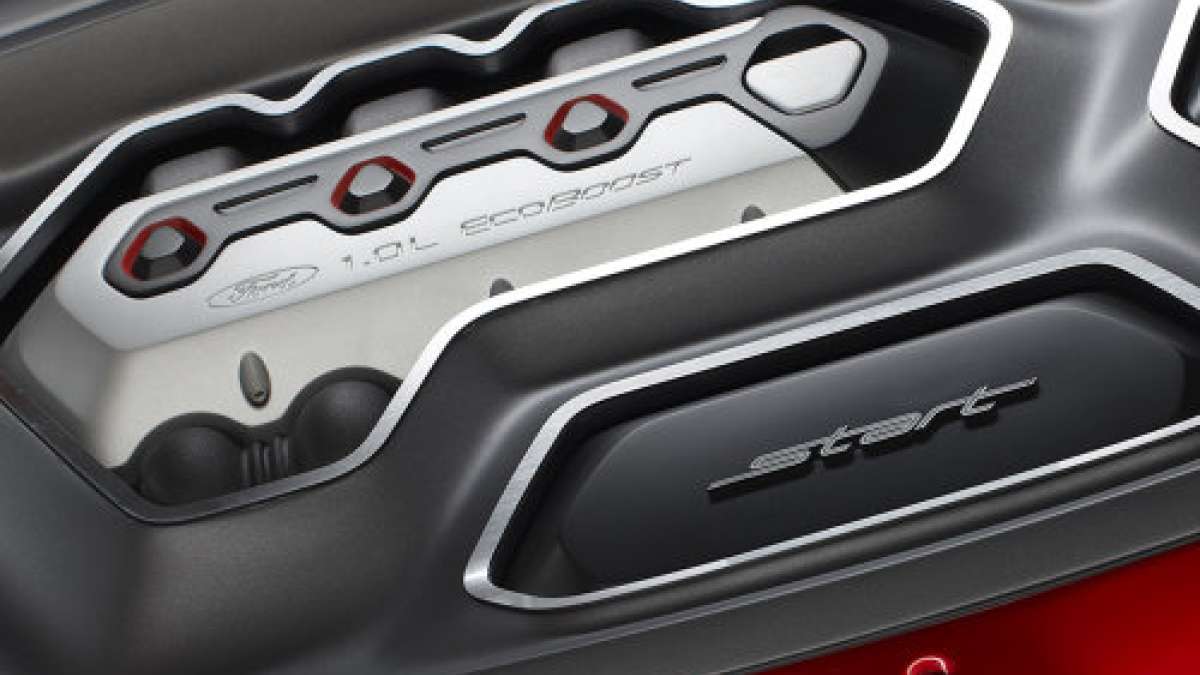 The 1.0L EcoBoost engine from the Ford Start Concept