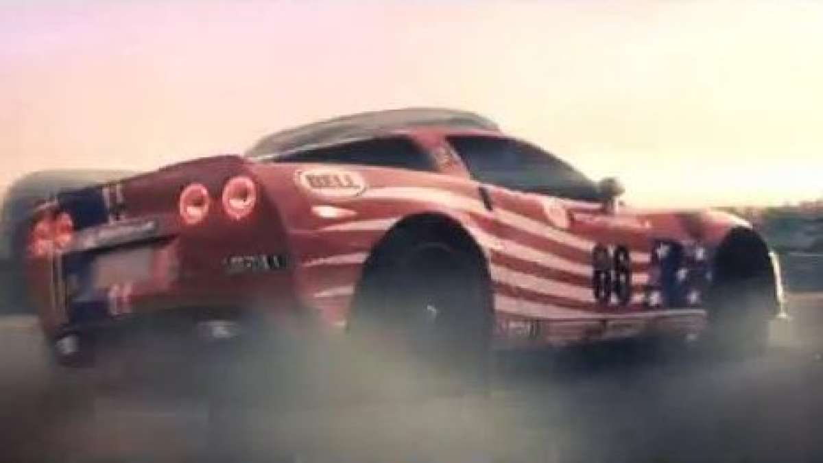 The Chevrolet Corvette in Grid 2