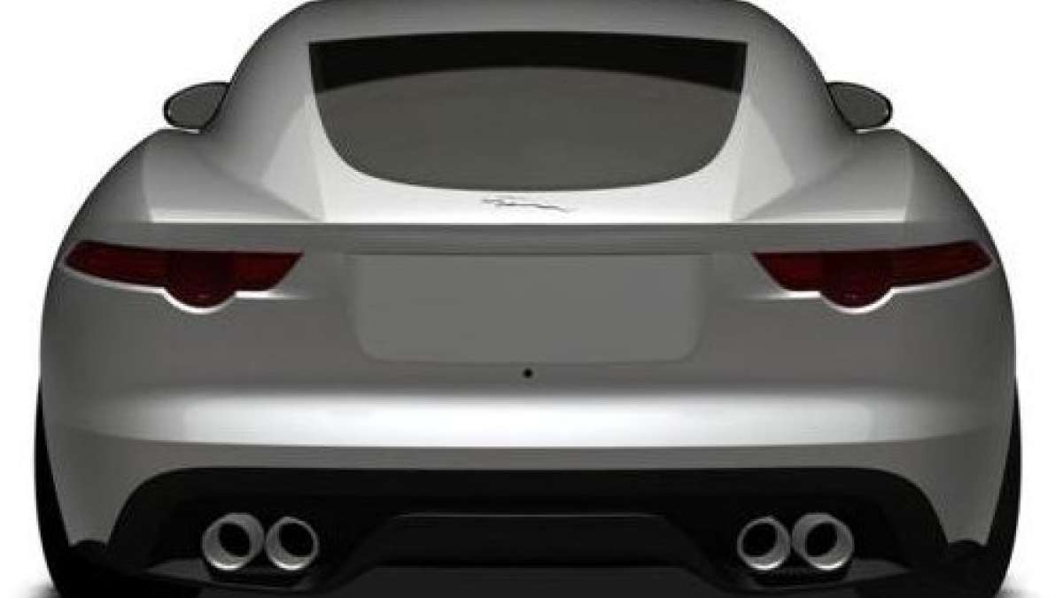 The back end of the new Jaguar F-Type Coupe