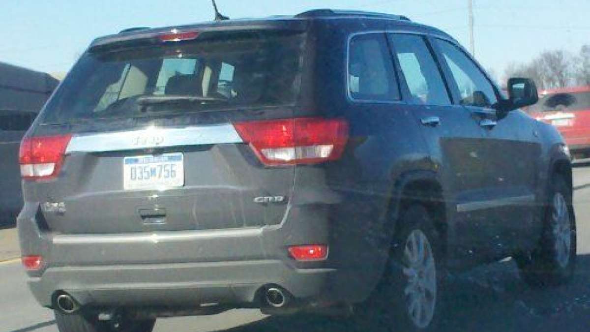 A Jeep Grand Cherokee disel test vehicle