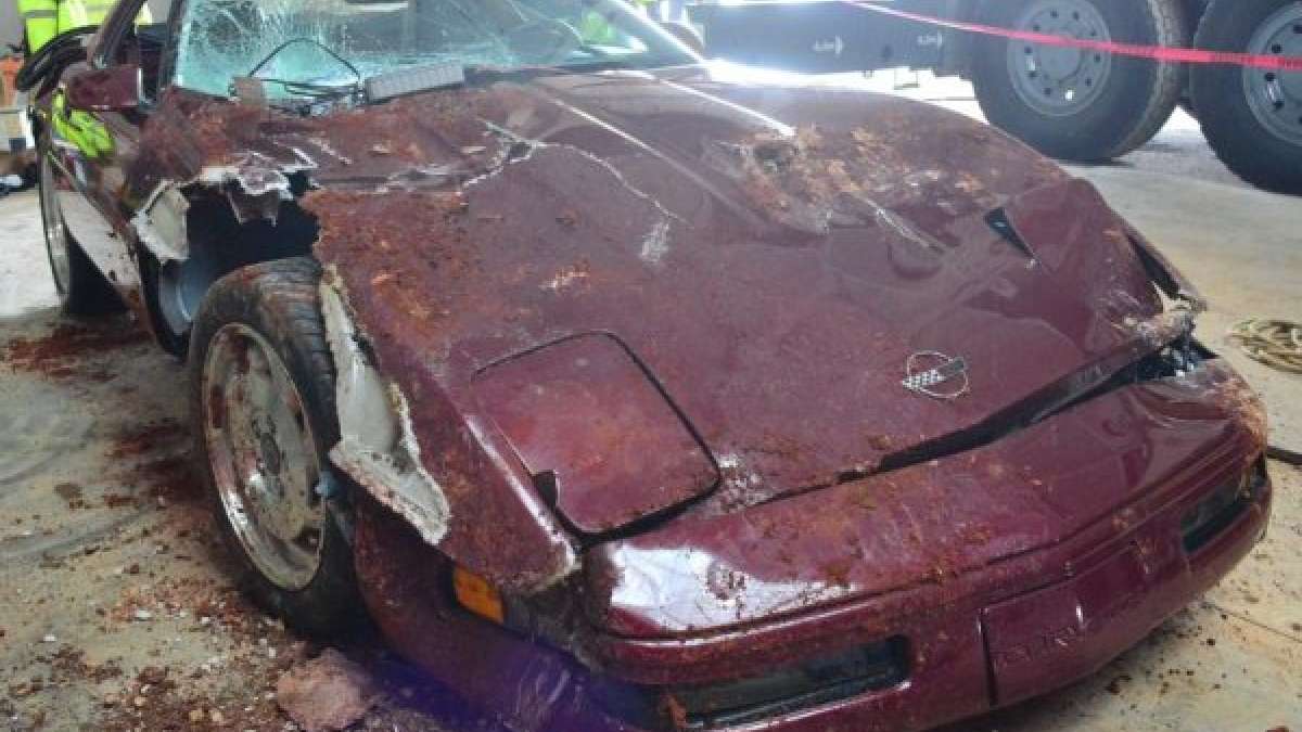 The Ruby Red 1993 Chevrolet Corvette 40th Anniversary Edition