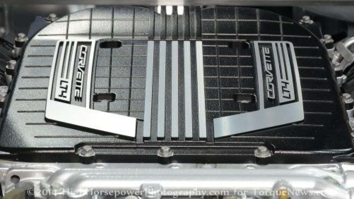 The LT4 V8 of the 2015 Corvette Z06