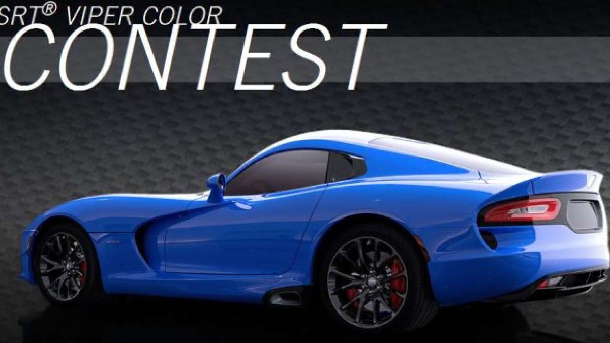 2014 SRT Viper in the new blue