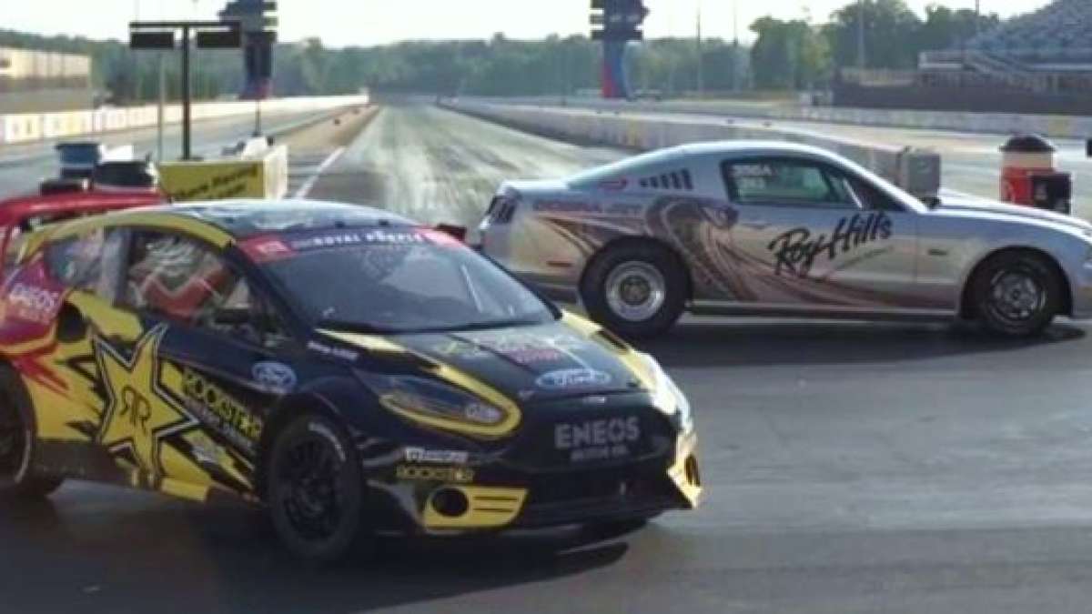 Ford Fiesta Rally Car and Ford Mustang Cobra Jet