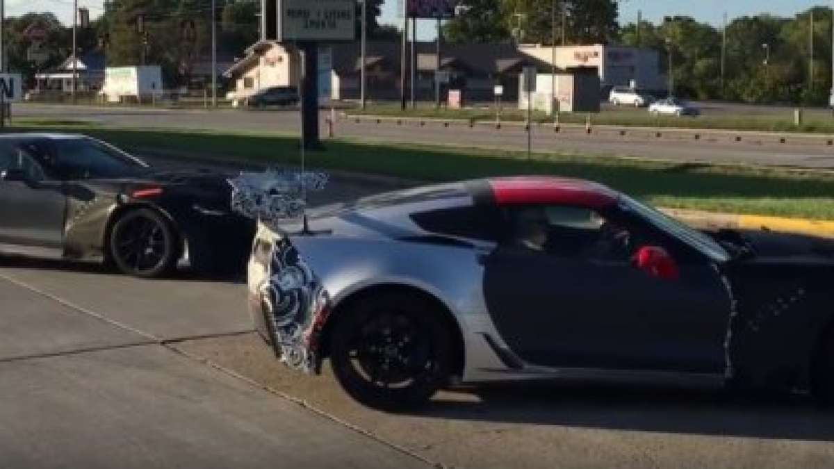 Corvette ZR1 test cars