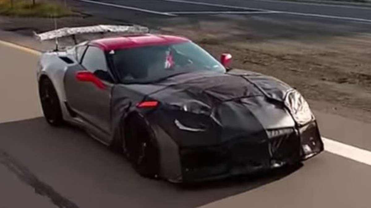 Corvette ZR1 on the move