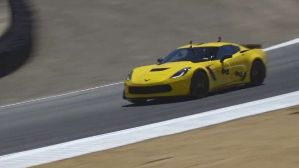 Corvette Z06 Motor Trend Video still