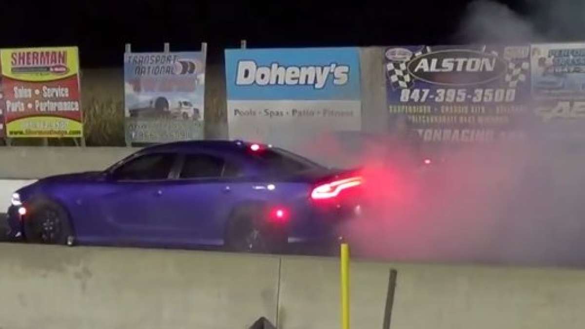 Steve's PLum Crazy Hellcat Charger 958 run