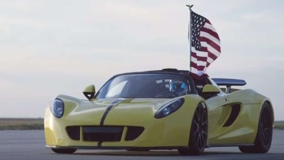 Venom GT Spyder record