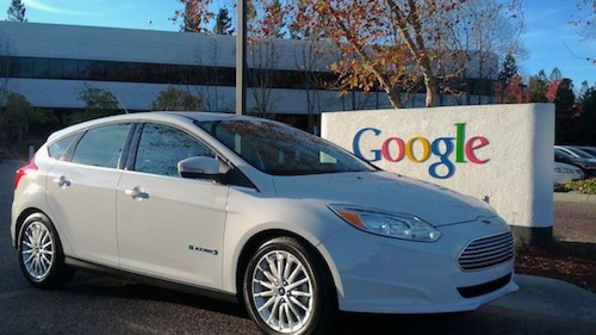 The first Ford Focus Electric for the Google's HQ in December 2011