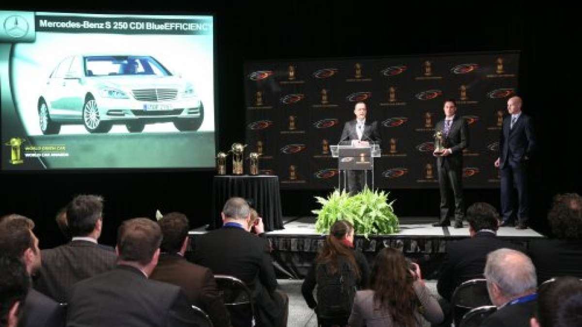S 250 CDI BlueEFFICIENCY award announcement, World Car Awards 2012