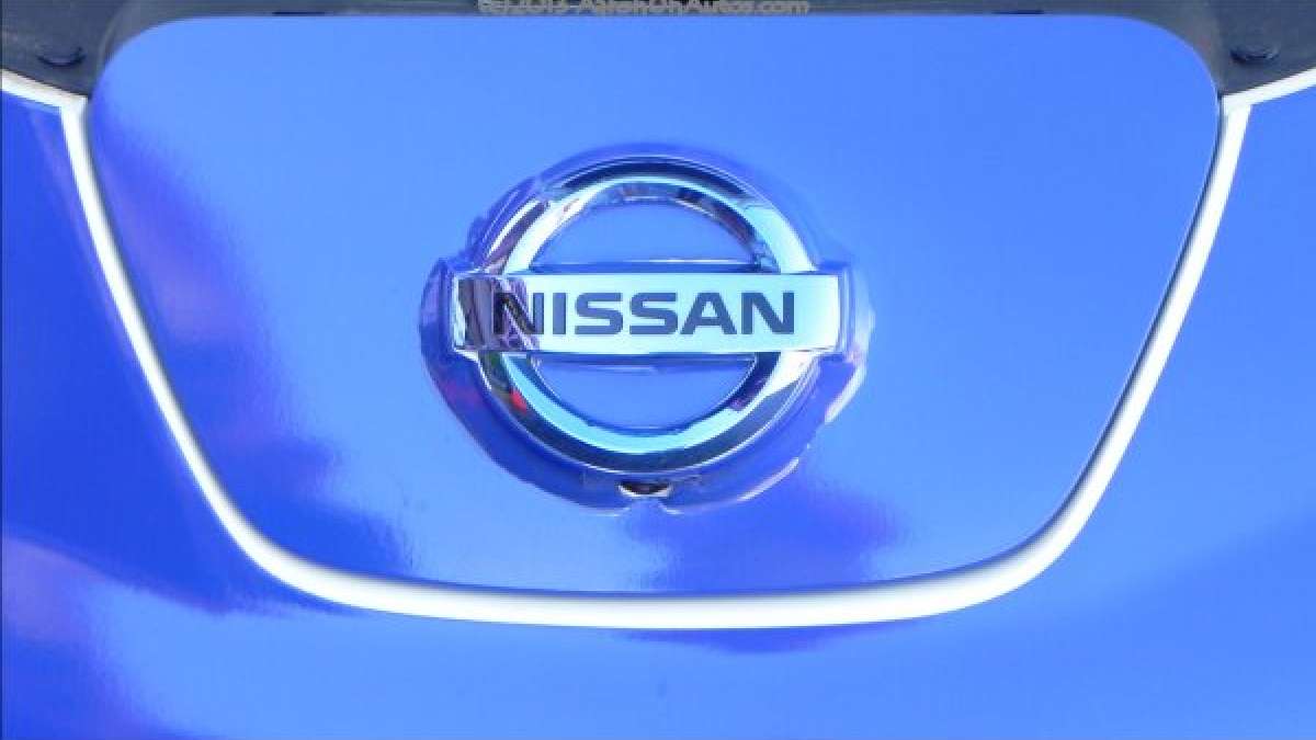 Blue Nissan logo