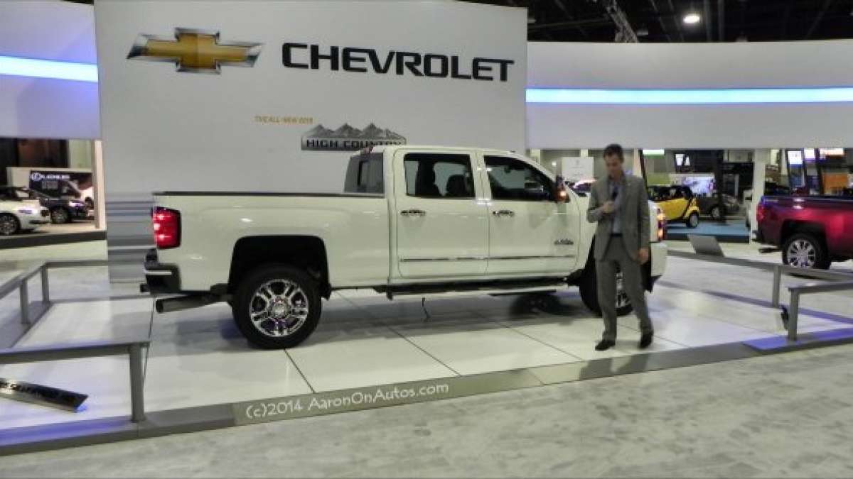 Kyle Koop unveils the 2015 Silverado High Country