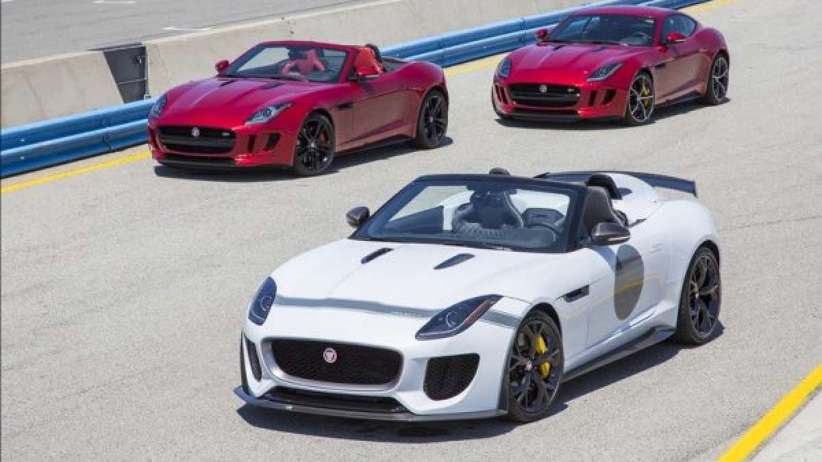 Jaguar F-Type lineup