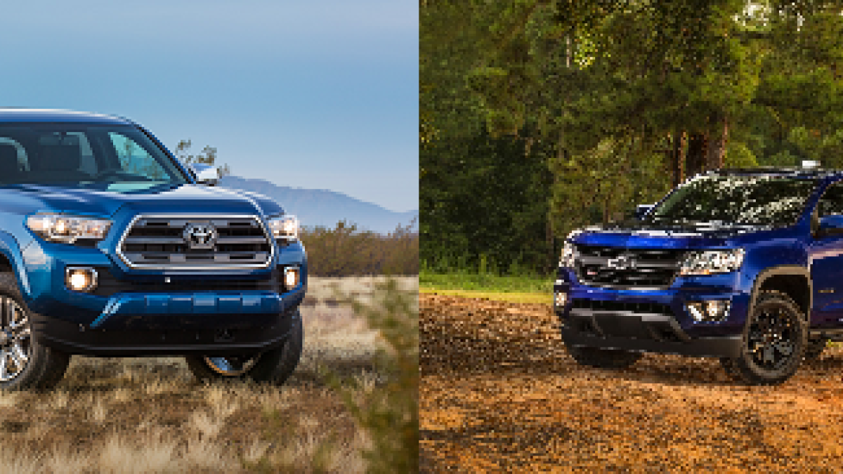 2016 Toyota Tacoma vs. Chevy Colorado