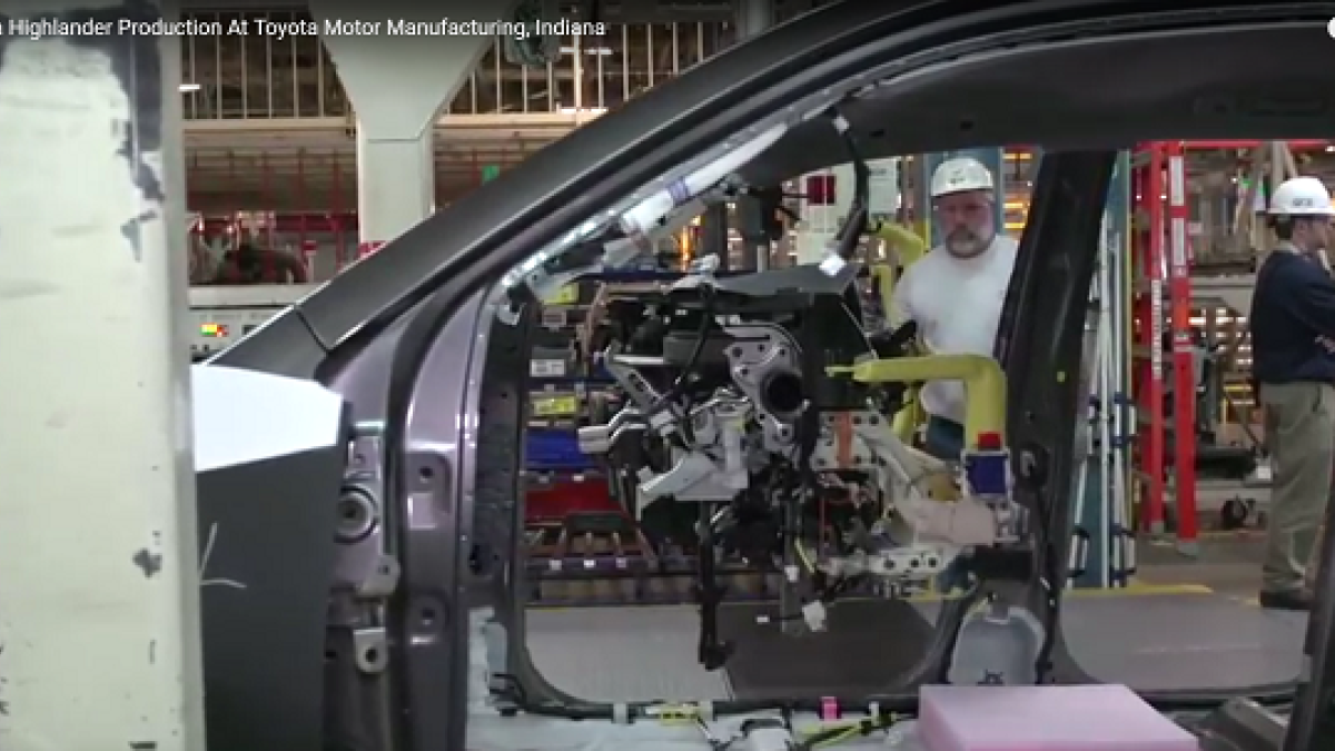 Strong Toyota Highlander Sales results in jobs boost for Indiana.