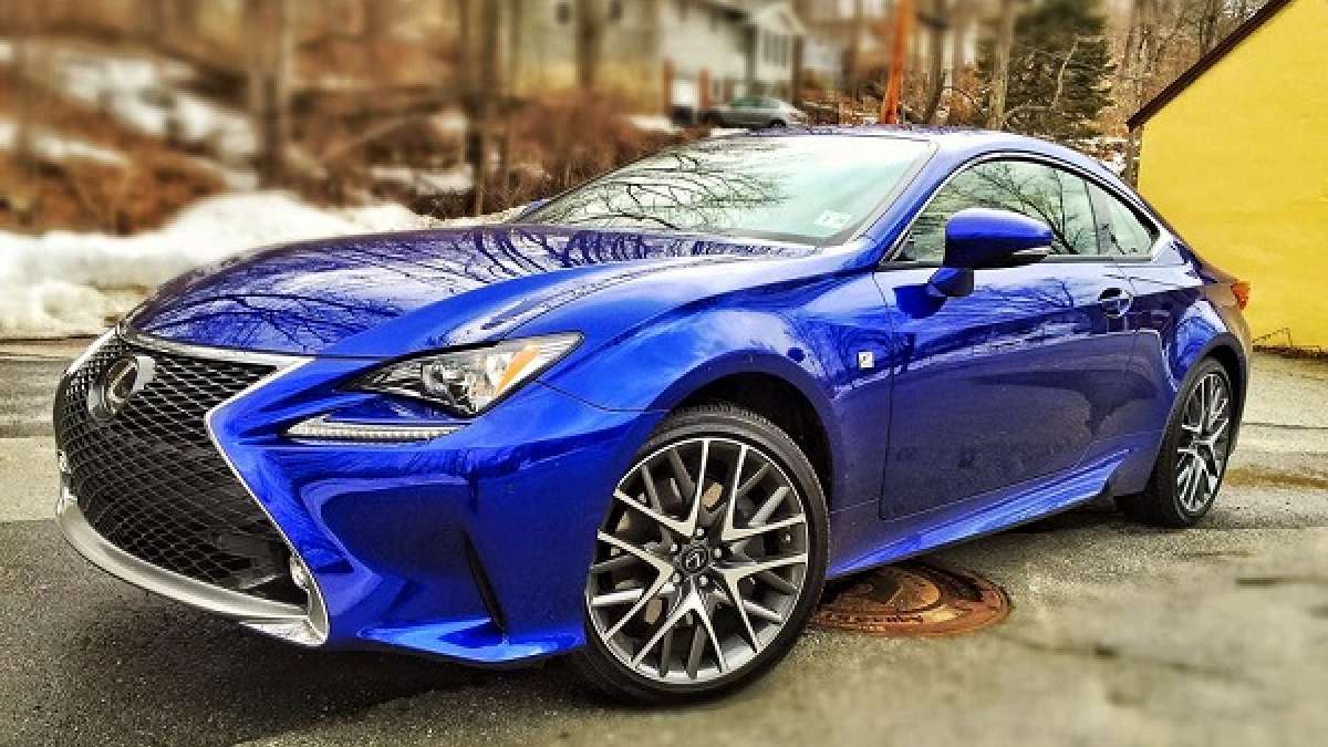 2015 Lexus RC 350 F Sport test