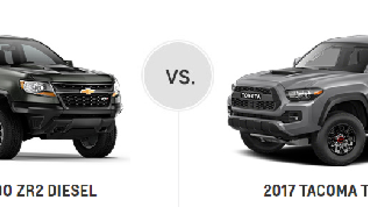 Chevy Says its Colorado ZR2 Tops Toyota Tacoma - The Full Story