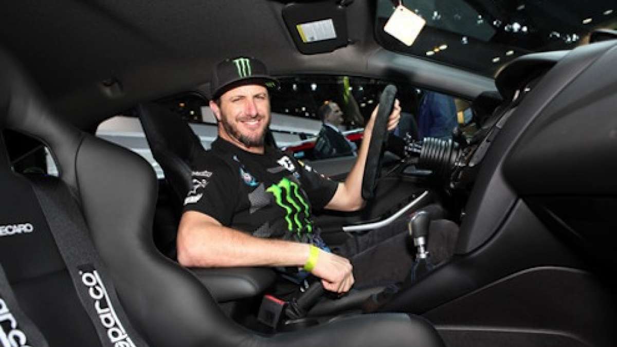Ken Block in the Ford Focus 