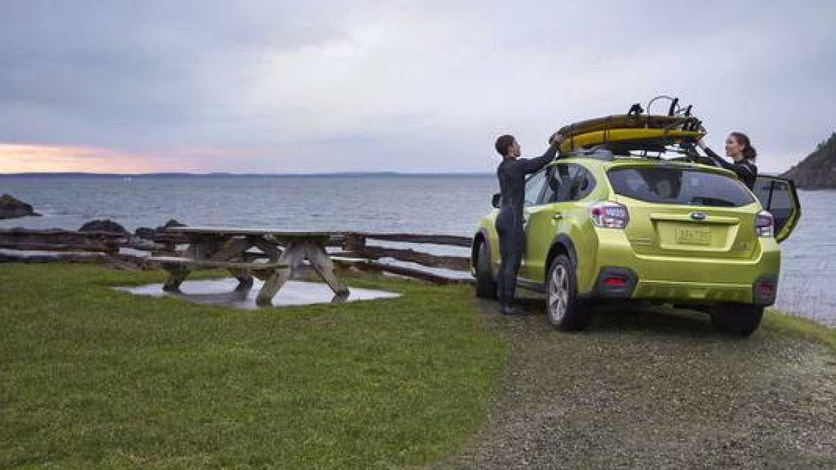 An active generation lines up to buy 2014 Subaru Forester and XV Crosstrek