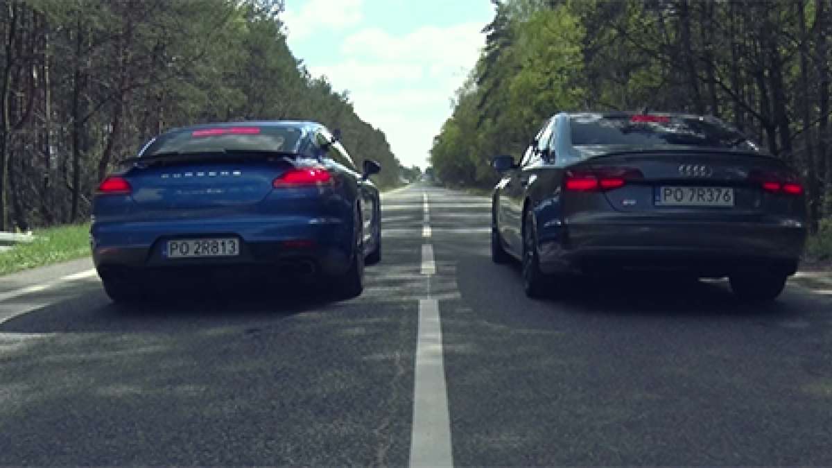 Audi S8 Plus vs Porsche Panamera Turbo