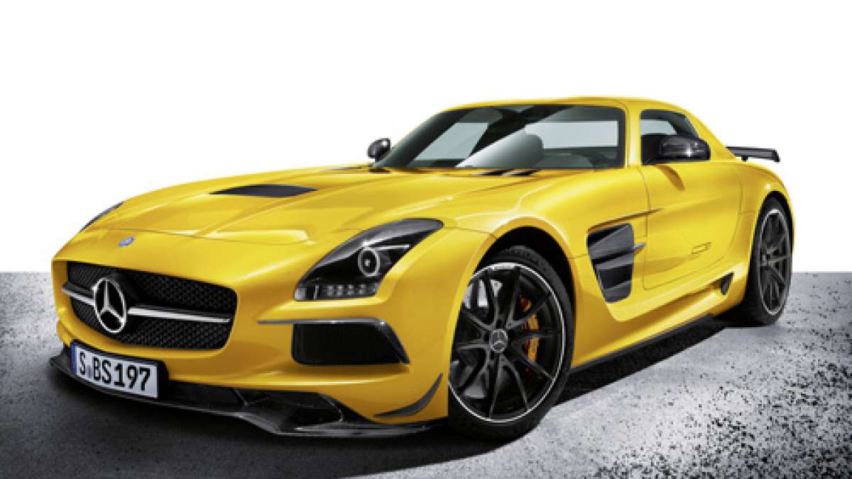 The 2014 Mercedes-Benz SLS AMG Black Series. Photo courtesy of MBUSA. 
