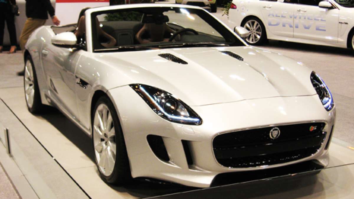 The 2013 Jaguar F-Type convertible. Photo © 2013 by Don Bain