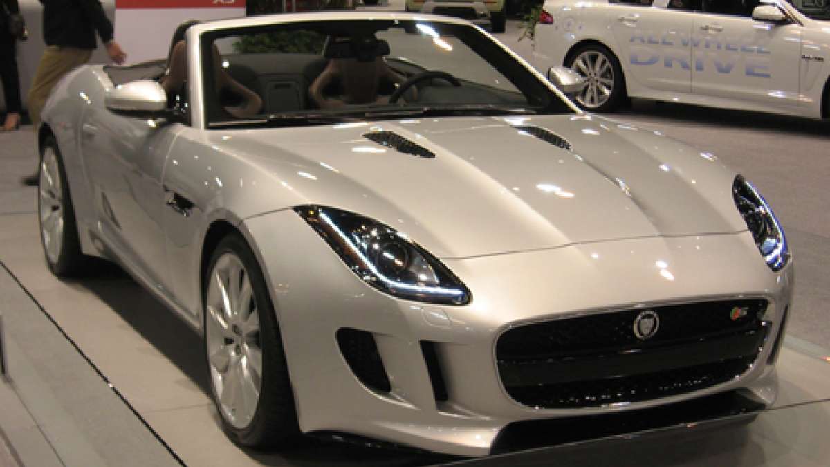 The 2014 jaguar F-Type sports car. Photo © 2013 by Don Bain