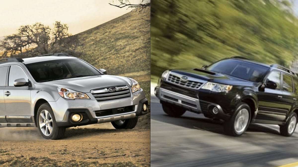 2013 Subaru Outback, Forester best used models