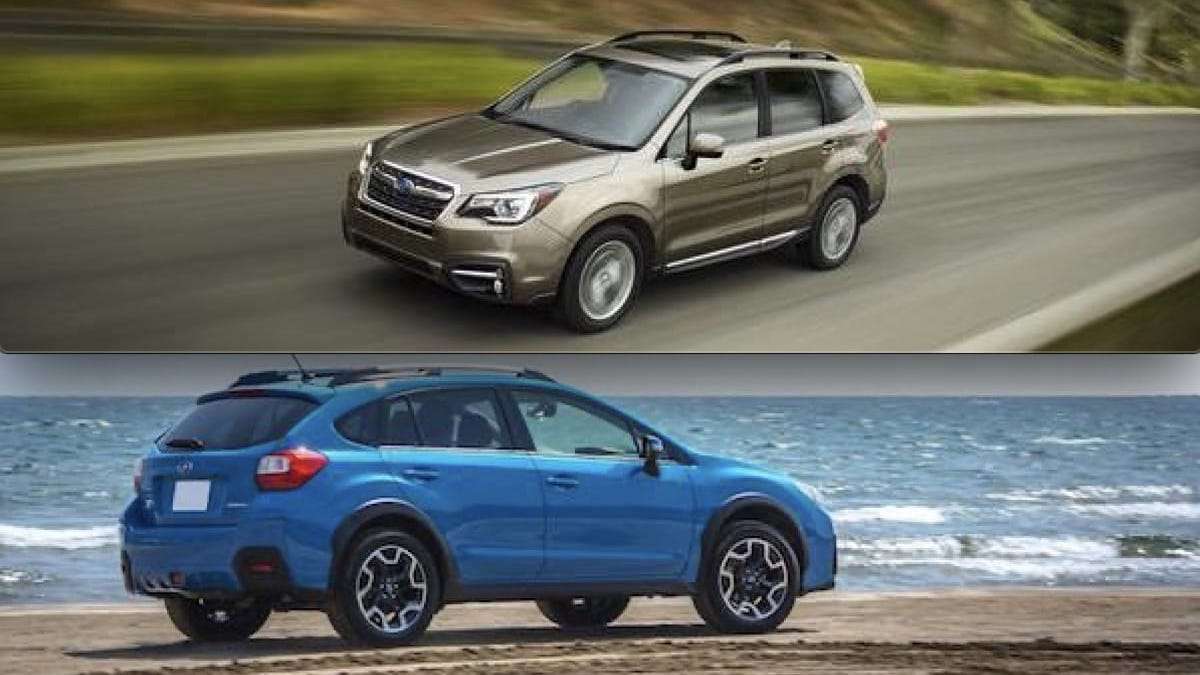 2017 Subaru Crosstrek, 2017 Subaru Forester fuel mileage, reliability