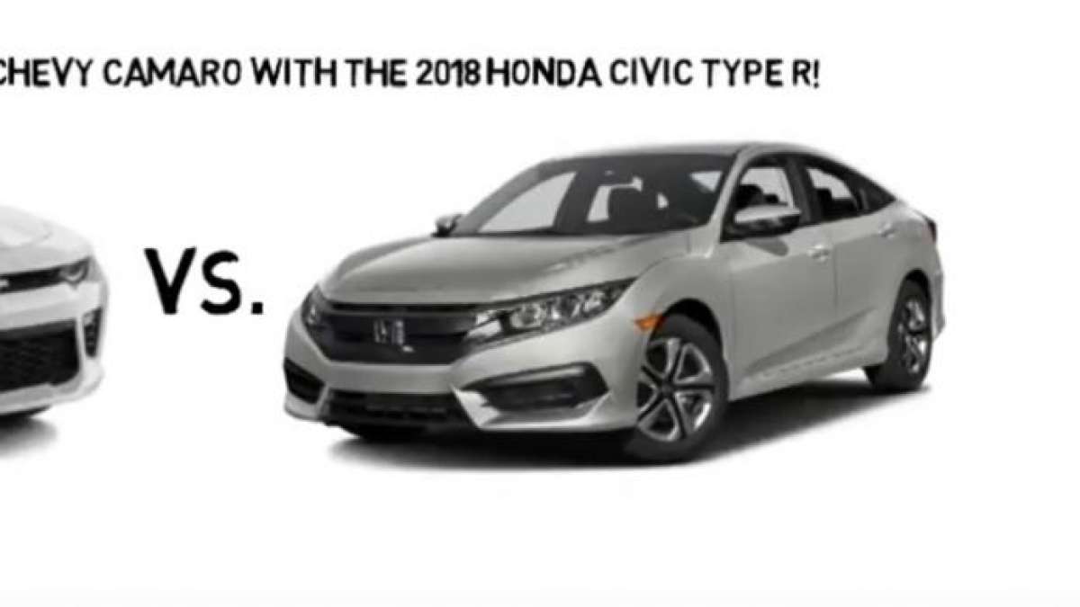 2018 Chevy Camaro vs 2018 Honda Civic Type R Coupe