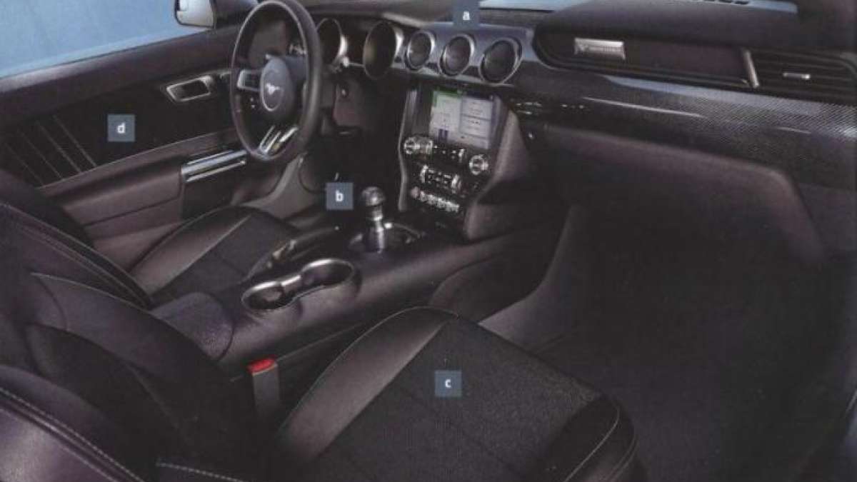2018 Ford Mustang Carbon Fiber Interior Package