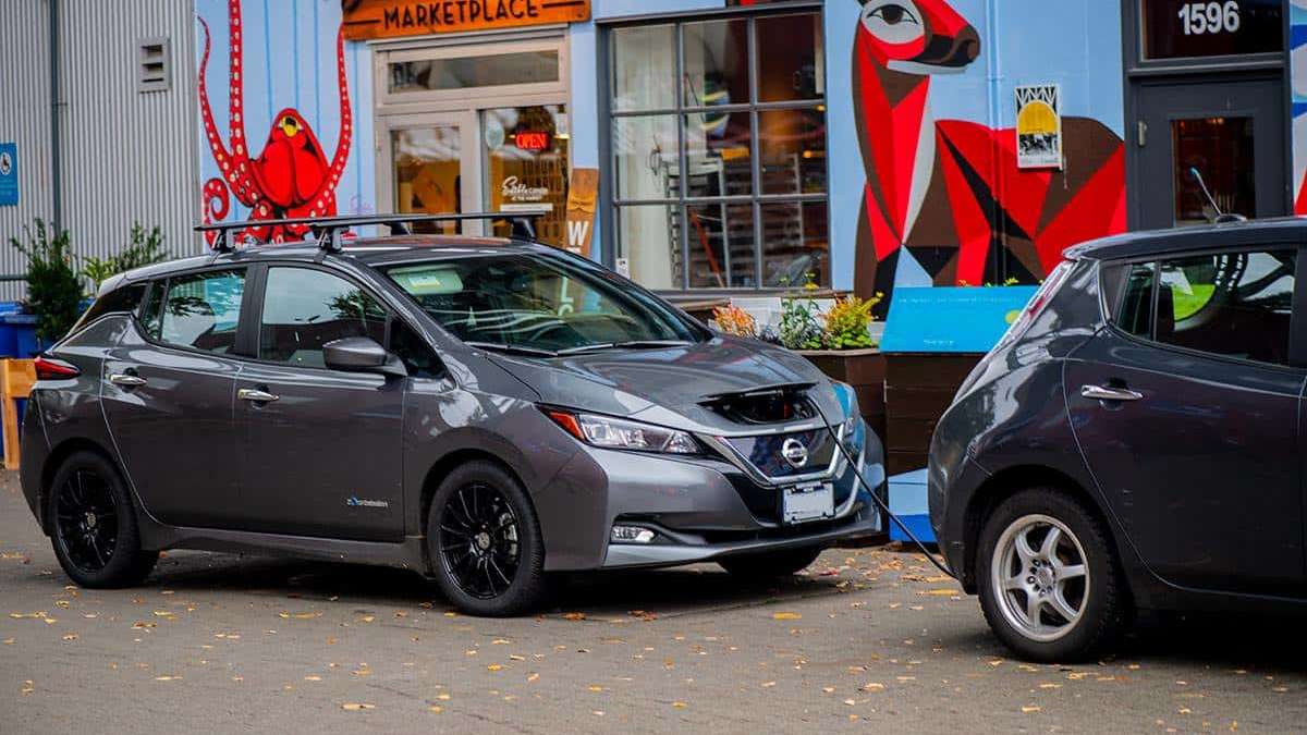 Installing a roof rack on a 2018 Nissan Leaf