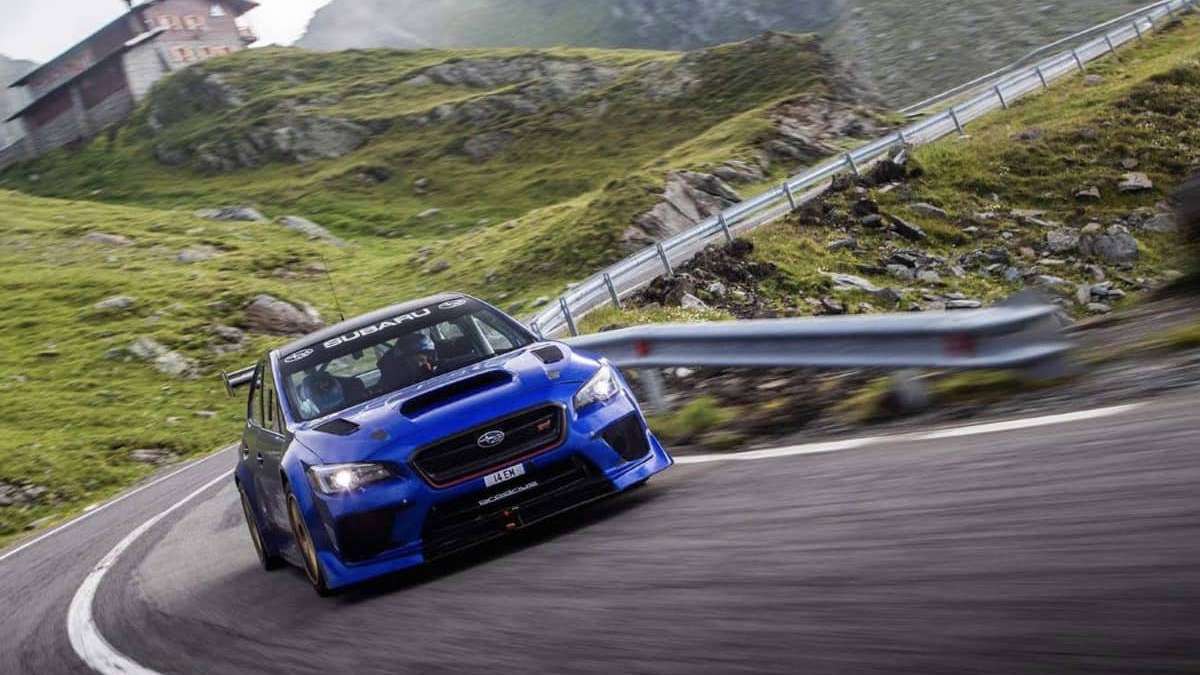 2018 Subaru WRX STI Type RA Time Attack, record attempt, Romania's Transfagarașan