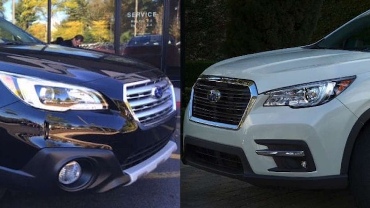 2019 Subaru Ascent, New Subaru 3-Row, 2018 Subaru Outback, comparison