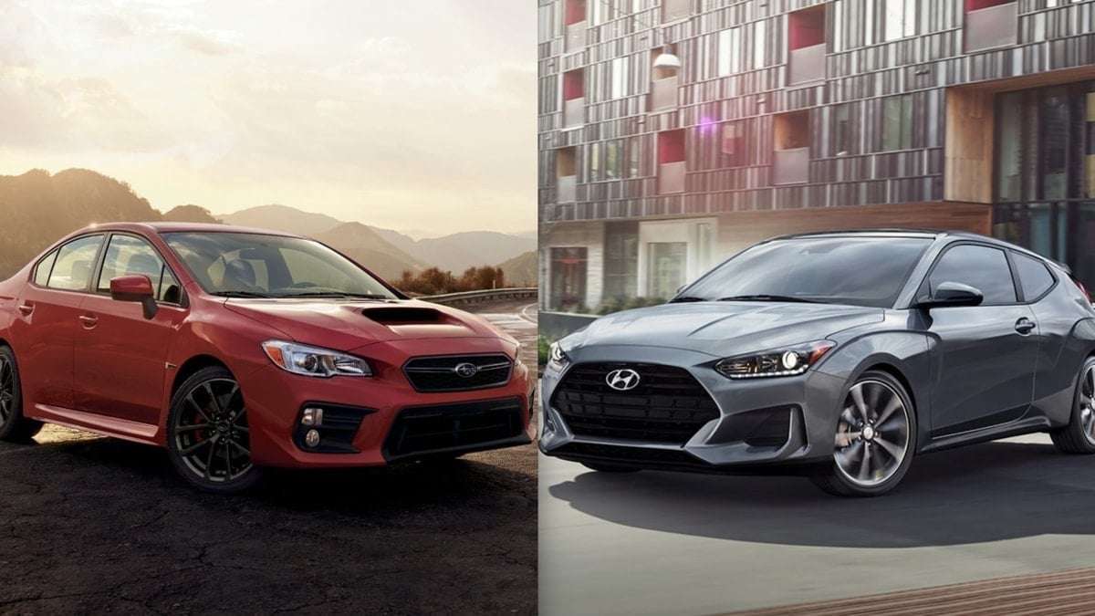 2019 Subaru WRX Vs. 2019 Hyundai Veloster N, performance specs, details, 