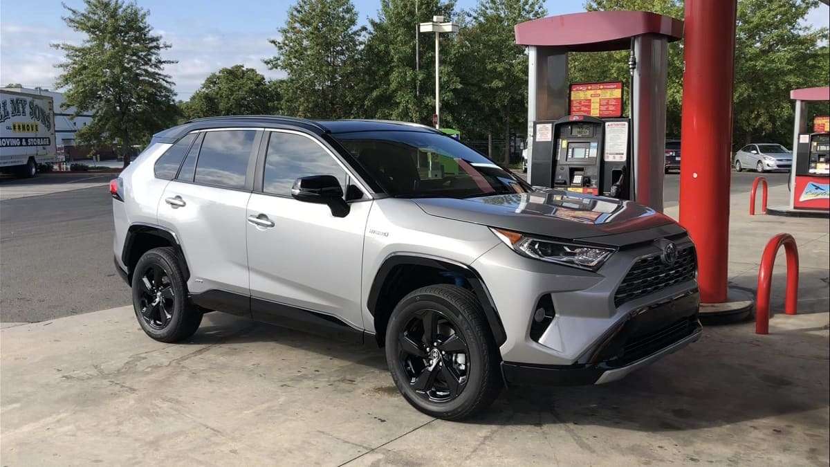 2019 Toyota RAV4 XSE Hybrid Silver Sky Metallic