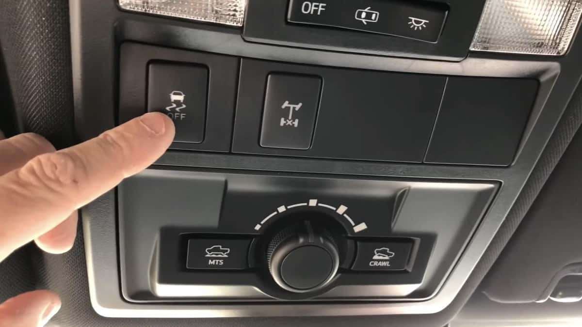 2019 Toyota Tacoma Traction Buttons