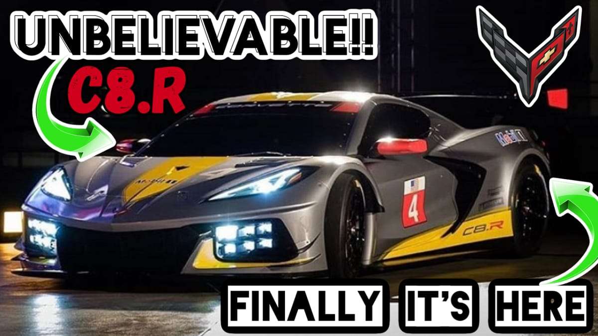 2020 C8.R Chevrolet Corvette Front View